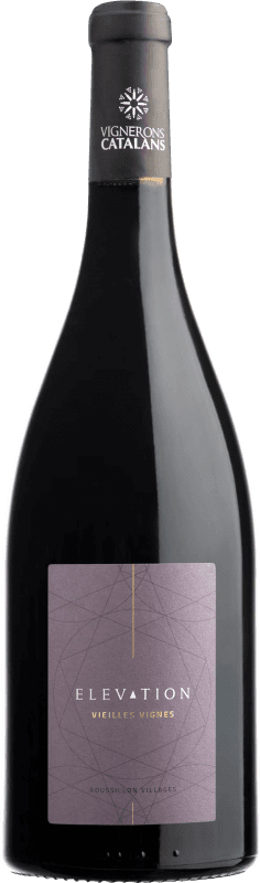 Бесплатная доставка | Красное вино Vignerons Catalans Élévation Trocken — Сухое Villages, VV Vieilles Vignes — Старые лозы A.O.C. Côtes du Roussillon Руссильон Франция Garnacha — Гренаш 75 cl