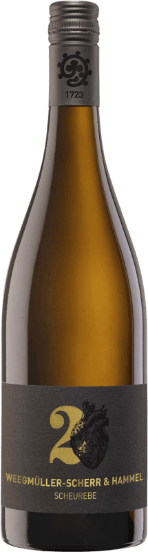 12,95 € | Vino Blanco Hammel Weegmüller-Scheer 2 Herzen Trocken — Seco Q.b.A. Pfälz Pfälz Alemania Scheurebe 75 cl