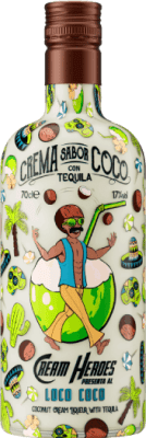 Crème de Liqueur Cream Heroes Loco 70 cl Coco — Noix de Coco, Tequila