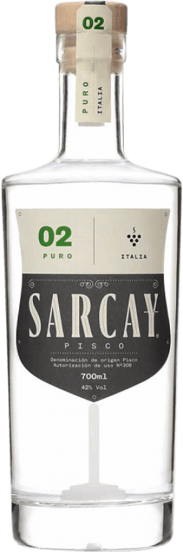 26,95 € | Pisco Sarcay Italia Peru 70 cl