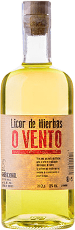 Envio grátis | Aguardente Orujo Miño O Vento Espanha 70 cl Hierbas — Ervas