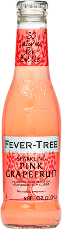69,95 € Envoi gratuit | Boîte de 24 unités Mixer Fever-Tree Petite Bouteille 20 cl Pink Grapefruit — Pamplemousse Rose, Soda