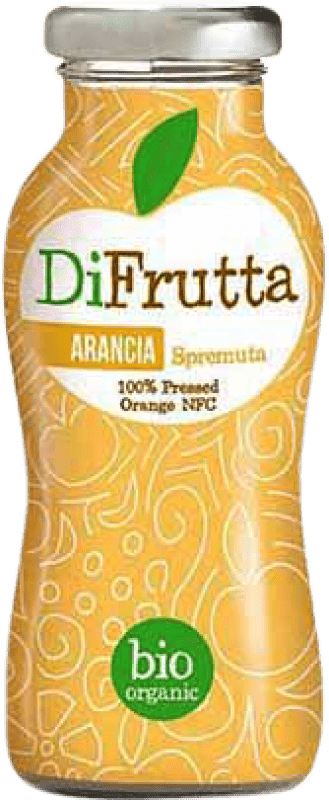 Envio grátis | Caixa de 24 unidades Sumo DiFrutta Itália Garrafinha 20 cl Arancia — Laranja