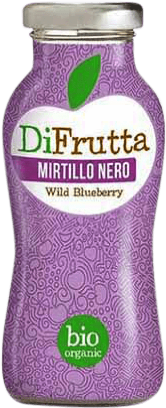 Envío gratis | Caja de 24 unidades Zumo DiFrutta Italia Bio — Biológico Botellín 20 cl Mirtillo — Arándanos, Nectar — Néctar