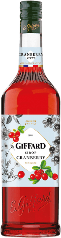Envío gratis | Sirope para Cóctel Giffard Francia 1 L Cranberry — Arándanos Rojos
