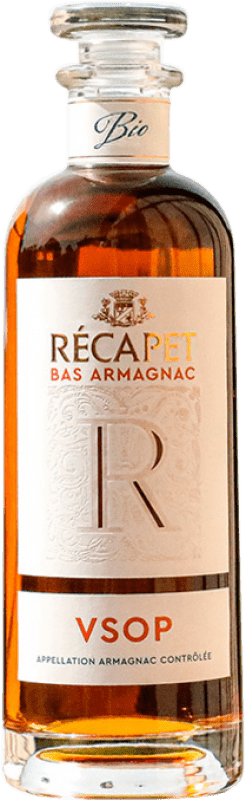 59,95 € | Armagnac 4 Spirits Recapet VSOP Very Superior Old Pale — Muito Superior Velho França Bio — Ecológico 75 cl