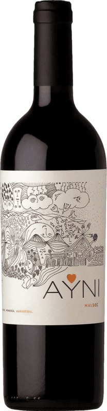 Envío gratis | Vino Tinto Chakana Ayni I.G. Mendoza Mendoza Argentina Malbec Organic — Ecológico 75 cl