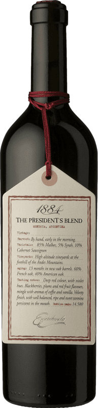 Envío gratis | Vino Tinto Escorihuela Gascón The President's Blend — Mezcla I.G. Mendoza Mendoza Argentina Syrah, Cabernet Sauvignon, Malbec 75 cl