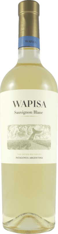 Free Shipping | White Wine Wapisa I.G. Patagonia Patagonia Argentina Sauvignon 75 cl