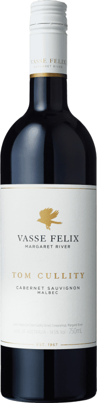 Envio grátis | Vinho Tinto Vasse Felix Tom Cullity I.G. Margaret River Margaret River Austrália Cabernet Sauvignon, Malbec, Petit Verdot 75 cl