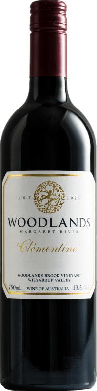 Бесплатная доставка | Красное вино Woodlands Clémentine I.G. Margaret River Река Маргарет Австралия Merlot — Мерло, Cabernet Sauvignon — Каберне Совиньон, Malbec — Мальбек, Petit Verdot Organic — Органический 75 cl