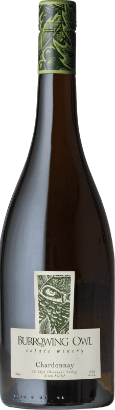 Envoi gratuit | Vin Blanc Burrowing Owl V.G.A. Okanagan Valley Canada Chardonnay 75 cl