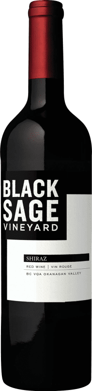 Envoi gratuit | Vin Rouge Black Sage V.G.A. Okanagan Valley Canada Syrah 75 cl