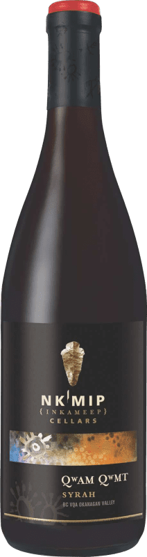 Free Shipping | Red Wine Nk Mip Qwam Qwmt V.G.A. Okanagan Valley Canada Syrah — Shiraz 75 cl