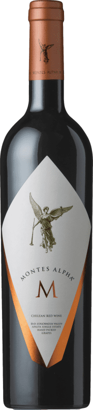 Envío gratis | Vino Tinto Montes Alpha M I.G. Valle de Colchagua Valle de Colchagua Chile Merlot, Cabernet Sauvignon, Cabernet Franc, Petit Verdot 75 cl