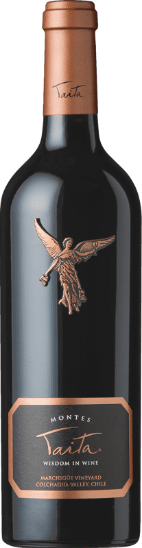 Envío gratis | Vino Tinto Montes Taita I.G. Valle de Colchagua Valle de Colchagua Chile Cabernet Sauvignon 75 cl