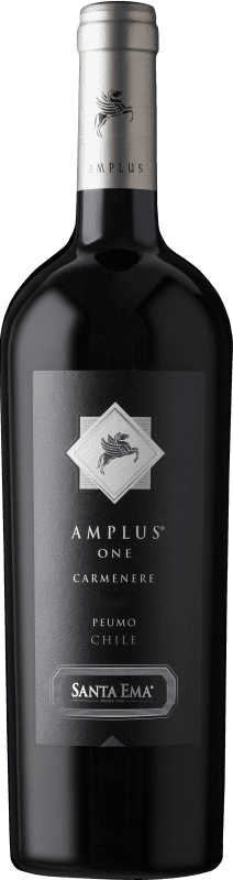 Free Shipping | Red Wine Santa Ema Amplus One I.G. Valle del Cachapoal Chile Carmenère 75 cl