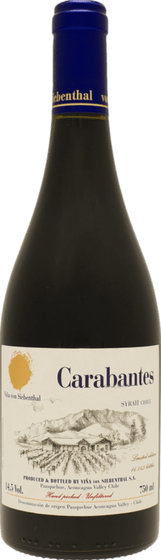 送料無料 | 赤ワイン Viña von Siebenthal Carabantes I.G. Valle del Aconcagua アコンカグアバレー チリ Syrah — シラー 75 cl