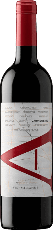 Envío gratis | Vino Tinto Viña Vik A I.G. Valle del Cachapoal Chile Carmenère 75 cl