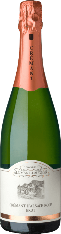 Envio grátis | Espumante Rosé Allimant-Laugner Rosé A.O.C. Crémant d'Alsace Alsácia França Pinot Noir 75 cl