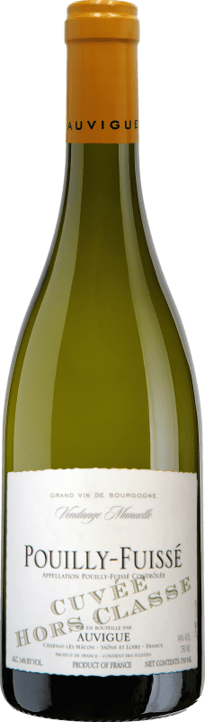 65,95 € Envio grátis | Vinho Branco Auvigue. Hors Classe A.O.C. Pouilly-Fuissé Organic — Bio