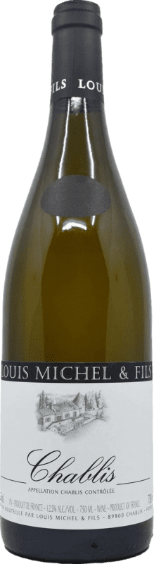 Бесплатная доставка | Белое вино Louis Michel & Fils A.O.C. Chablis Бургундия Франция Chardonnay — Шардоне 75 cl