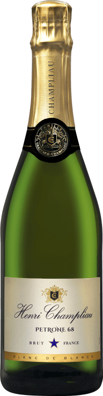Envío gratis | Espumoso Blanco Henri Champliau Petrone 68 Brut Blanc de Blancs A.O.C. Crémant de Bourgogne Borgoña Francia Chardonnay 75 cl