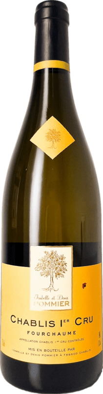 Envío gratis | Vino Blanco Isabelle et Denis Pommier Fourchaume 1er Premier Cru A.O.C. Chablis Borgoña Francia Chardonnay 75 cl