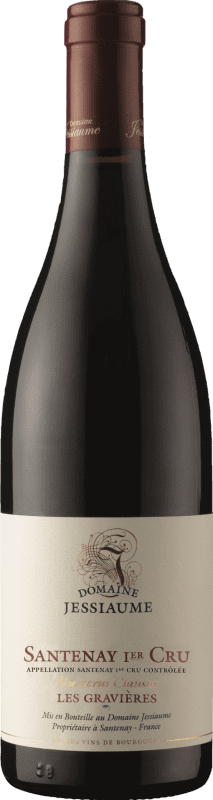 Envoi gratuit | Vin Rouge Domaine Jessiaume Les Gravieres Numerus Clausus 1er Premier Cru A.O.C. Santenay Bourgogne France Pinot Noir 75 cl