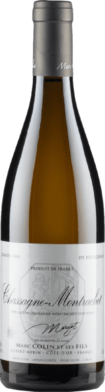 Free Shipping | White Wine Marc Colin et Fils Margot A.O.C. Chassagne-Montrachet Burgundy France Chardonnay 75 cl