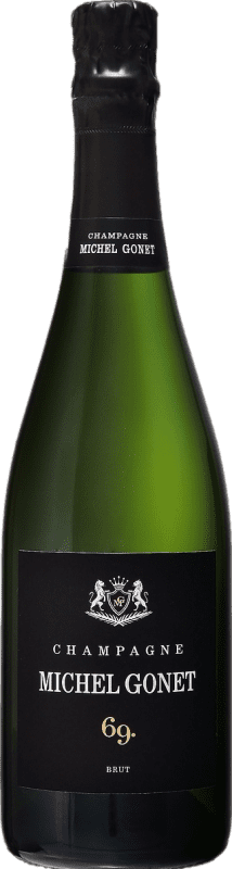 43,95 € | Weißer Sekt Michel Gonet 6g Brut — Herb A.O.C. Champagne Champagner Frankreich Pinot Noir — Spätburgunder 75 cl