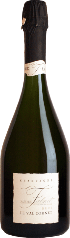 Envio grátis | Espumante Branco Nathalie Falmet Le Val Cornet Brut — Bruto A.O.C. Champagne Champagne França Pinot Noir, Pinot Meunier 75 cl