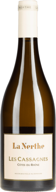 免费送货 | 白葡萄酒 Château La Nerthe Les Cassagnes A.O.C. Côtes du Rhône 罗纳 法国 Garnacha — 歌海娜, Roussanne — 鲁萨娜, Viognier — 维欧涅 Organic — 有机 75 cl