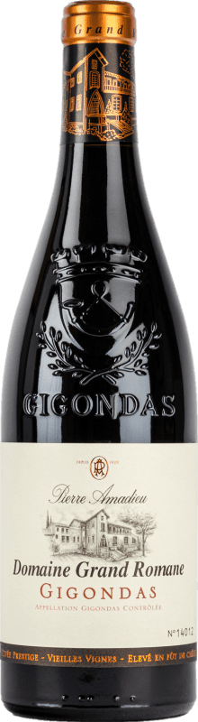Envio grátis | Vinho Tinto Pierre Amadieu Domaine Grand Romane A.O.C. Gigondas Rhône França Garnacha — Grenache, Mourvèdre 75 cl