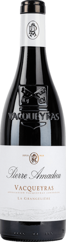Envoi gratuit | Vin Rouge Pierre Amadieu La Grangelière A.O.C. Vacqueyras Rhône France Syrah, Garnacha — Grenache 75 cl