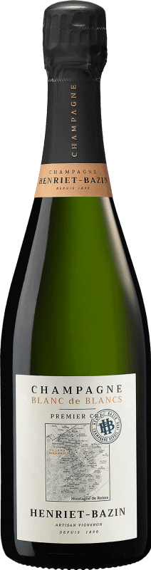 Kostenloser Versand | Weißer Sekt Henriet Bazin 1er Premier Cru Erste Lage, Blanc de Blancs A.O.C. Champagne Champagner Frankreich Chardonnay 75 cl