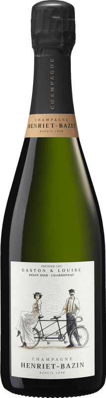 Envoi gratuit | Vin Mousseux Blanc Henriet Bazin Gaston & Louise Brut Nature 1er Premier Cru A.O.C. Champagne Champagne France Pinot Noir, Chardonnay 75 cl