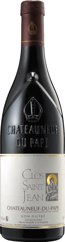Envoi gratuit | Vin Rouge Clos Saint-Jean A.O.C. Châteauneuf-du-Pape Rhône France Garnacha — Grenache, Mourvèdre 75 cl