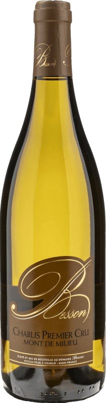 Spedizione Gratuita | Vino Bianco Domaine Besson Mont de Milieu 1er Premier Cru A.O.C. Chablis Borgogna Francia Chardonnay 75 cl