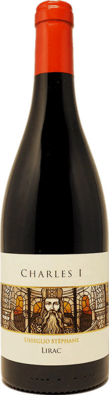 Free Shipping | Red Wine Raymond Usseglio Charles I A.O.C. Lirac Rhône France Syrah — Shiraz, Garnacha — Grenache, Mourvèdre Organic — Eco 75 cl