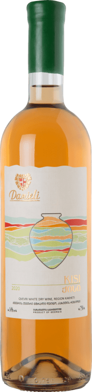 Envio grátis | Vinho Laranja Danieli Qvevri I.G. Kakheti Kakheti Georgia Kisi Organic — Bio 75 cl