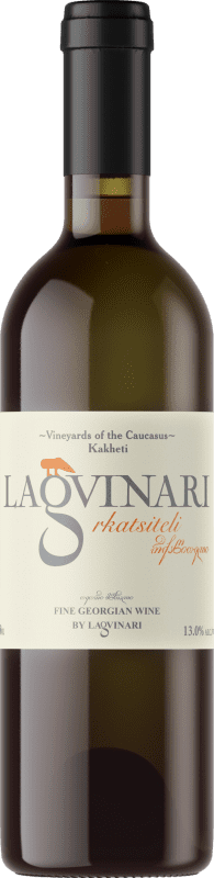 Kostenloser Versand | Oranger Wein Lagvinari I.G. Kakheti Kakheti Georgia Rkatsiteli Organic — Bio 75 cl