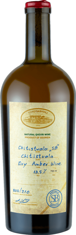 Envio grátis | Vinho Laranja Tchotiashvili Chitistvala I.G. Kakheti Kakheti Georgia Organic — Bio 75 cl