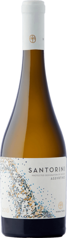 Envoi gratuit | Vin Blanc Mikra Thira P.D.O. Santorini Santorini Grèce Assyrtiko 75 cl