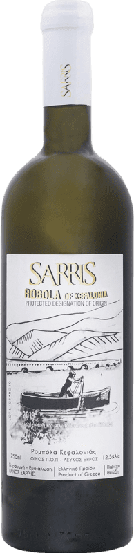 Envio grátis | Vinho Branco Sarris P.D.O. Robola of Kefalonia Grécia Robola Organic — Bio 75 cl