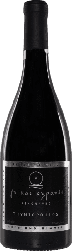 Бесплатная доставка | Красное вино Apostolos Thymiopoulos Earth & Sky Macedonia Греция Xinomavro Organic — Органический 75 cl