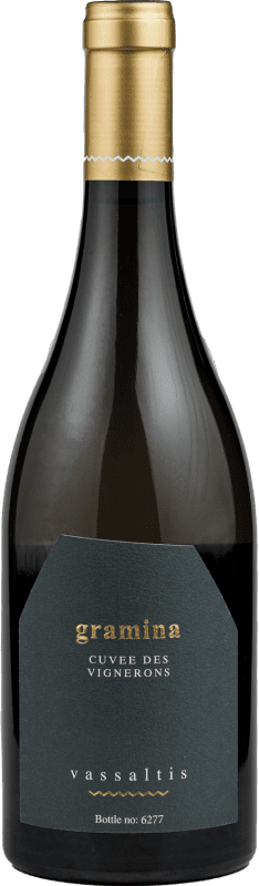 Envio grátis | Vinho Branco Vassaltis Gramina des Vignerons Cuvée P.D.O. Santorini Santorini Grécia Assyrtiko 75 cl