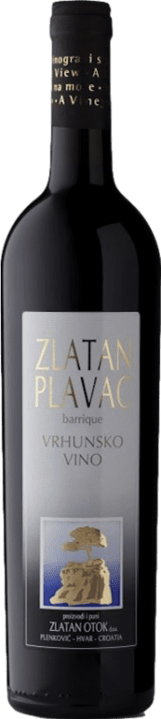 Envío gratis | Vino Tinto Zlatan Otok Barrica Dalmacija Croacia Plavac 75 cl