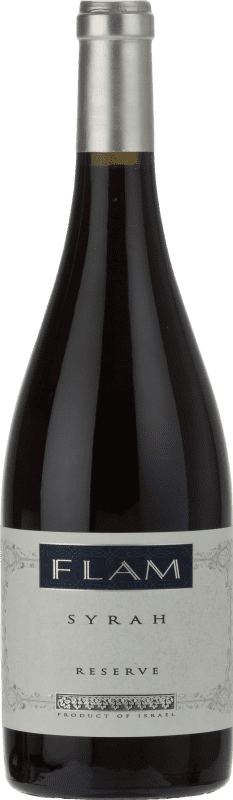 Kostenloser Versand | Rotwein Flam Reserve — Gereift P.D.O. Judean Hills Israel Syrah 75 cl Kosher