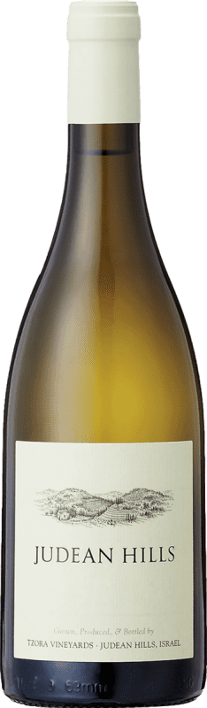 Envío gratis | Vino Blanco Tzora P.D.O. Judean Hills Israel Chardonnay, Sauvignon Organic — Ecológico 75 cl Kosher